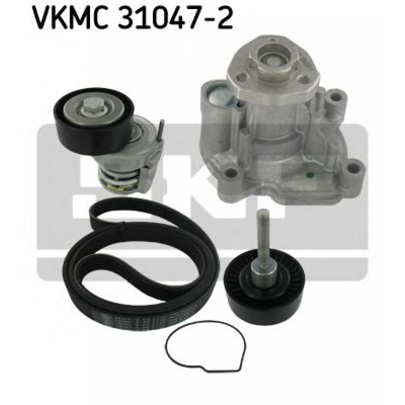VKMC 31047-2 SKF - Насос охолоджуючої рідини + комплект зубчатого ремня